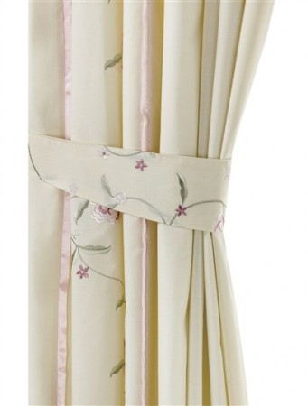 Fleur Cream Curtains by Vantona