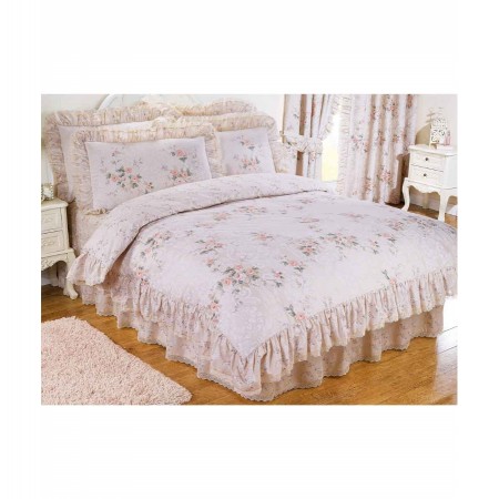 Charlottle Peach Duvet Cover by Vantona