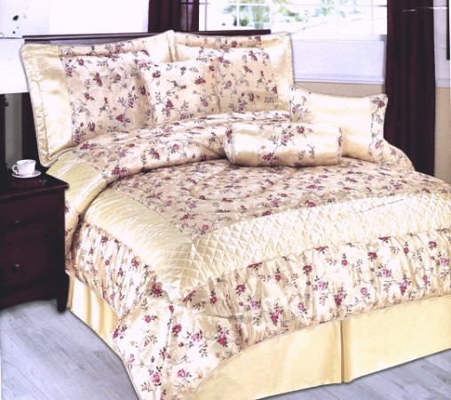 Woodland Rose 7 piece Comforter set