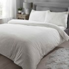 Teddy Duvet Cover Set by Rapport Ivory Cream