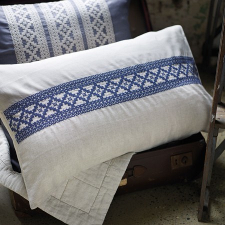 Sheridan Francoise Indigo Cushion