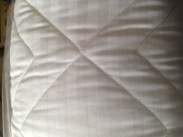 Caravan Bedding - Fixed Bed Premium Satin Stripe. Bailey Caravan Bedding