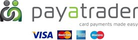 All payments secured by PayaTrader or PayPal. You can use your PayPal account or enter your card details on PayaTrader's secure website