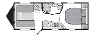 Swift Transverse Island Bed Layout